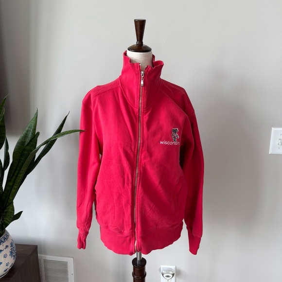 Blue84 Wisconsin Badgers Zip-Up Sweatshirt - Picture 1 of 5